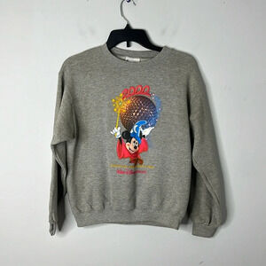 Disney Vintage 2000 Mickey Epcot Crewneck Kids Sweater